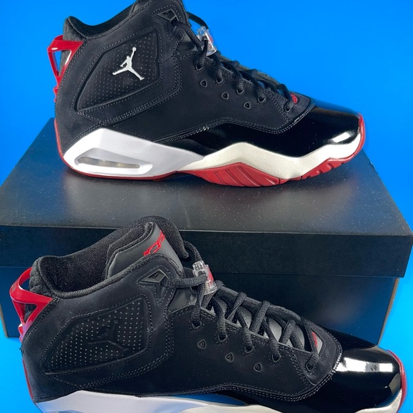 NEW Nike Jordan B’Loyal Black/White-Gym Red - Picture 2 of 10